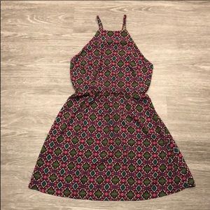 Socialite Tribal High Neck Dress